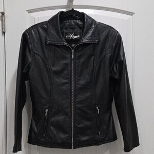 Vintage Wilsons Leather Maxima Womans Black Jacket, Small